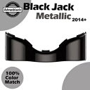 バットウィング フェアリングスカート 2014 年以降ハーレー ストリート エレクトラグライド用 ブラック ジャック メタリック Batwing Fairing Skirt For 2014+ Harley Street Electra Glide BLACK JACK METALLIC