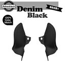 M8 ハーレー ロウアー ライダー ストリート ボブ用 プラスチック ミッドフレーム エア ディフレクター デニム ブラック For M8 Harley Lower Rider Street Bob Plastic Mid Frame Air Deflector DENIM BLACK