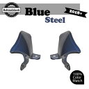 M8 ハーレー用ロワーライダーストリートボブプラスチックミッドフレームエアディフレクターブルースチール For M8 Harley Lower Rider Street Bob Plastic Mid Frame Air Deflector BLUE STEEL