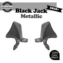 M8 ハーレー ロワーライダー ストリート ボブ ミッドフレーム エアディフレクター ブラック ジャック メタリック用 For M8 Harley Lower Rider Street Bob Mid Frame Air Deflector BLACK JACK METALLIC