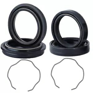ե    С &ݻå ޥ YZ 125 1989 Ŭ Fork Oil Seals Dust Covers &Retaining Clips Fits Yamaha YZ 125 1989