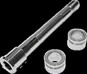 HD クローム メッキ フロント アクスル キット スペーサー付き ハーレー ファット ボブ S 114 18-23 HD Chrome Plated Front Axle Kit w Spacer Harley Fat Bob S 114 18-23