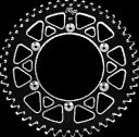 Fire Power アルミ リア スプロケット ブラック 520 53 歯 Kawasaki KX125 82-05 Fire Power Aluminum Rear Sprocket Black 520 53 Tooth Kawasaki KX125 82-05(2)