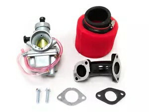 Molkt スタイル 26mm キャブキット YX140cc ピットバイクエンジン Incs マニホールド & レッドフィルター用 Molkt style 26mm Carb Kit For YX140cc Pit Bike Engine Incs Manifold & Red Filter 【並行輸入品】