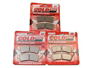 Brake Pads Front & Rear For Honda GL 1800 A1/A2/A3/A4/A5 Goldwing 2001-2005ブレーキパッド フロント & リア ホンダ GL 1800 A1/A2/A3/A4/A5 ゴールドウィング 2001-2005カテゴリawmotorcycleparts状態新品（海外輸入品）発送詳細全国一律 送料無料商品詳細輸入商品の為、英語表記となります。Condition NewBrand GoldfrenPlacement on Vehicle FrontType Brake Pad SetManufacturer Part Number 40320228571Reference OE/OEM Number n/aNumber in Pack 3Material CeramicMachine Type MotorcycleCountry/Region of Manufacture UnknownColour MulticolouredModified Item NoIntended Use Replacement Part状態新品ブランド ゴールドフレン車両前部への配置種類 ブレーキパッドセットメーカー部品番号 40320228571参照 OE/OEM 番号 該当なしパック 3 の数材質 セラミック機械の種類 オートバイ製造国/地域不明カラーマルチカラー変更された項目番号使用目的の交換部品[納期について]■通常2〜4週間でのお届けを予定をしておりますが、天候、通関、国際事情により輸送便の遅延が発生する可能性や、仕入・輸送費高騰や通関診査追加等による価格のご相談の可能性もございますことご了承いただいております。■弊社は製造元ではないので、納期の遅れに関しては一切責任を負いかねます。[取り付けについて]■取り付け説明書は基本的に付属しておりません。お取付に関しましては専門の業者様とご相談お願いいたします。■フィッテングや車検対応の有無については、基本的に画像と説明文よりお客様の方にてご判断をお願いしております。■USパーツは国内の純正パーツを取り外した後、接続コネクタが必ずしも一致するとは限らず、加工が必要な場合もございます。■弊社は海外パーツの輸入販売業のため、製品のお取り付けや加工についてのサポートは行っておりません。専門店様と解決をお願いしております。[配送について]■海外倉庫から到着した製品を、再度国内で検品を行い、日本郵便または佐川急便にて発送となります。■大型商品に関しましては、配送会社の規定により個人宅への配送が困難な場合がございます。その場合は、会社や倉庫、最寄りの営業所での受け取りをお願いする場合がございます。[キャンセル、返品について]■輸入商品のためイメージ違いやご注文間違い、納期が遅い等のお客様都合ご返品はお断りをさせていただいておりますが、弊社条件を満たしている場合はご購入金額の30％の手数料を頂いた場合に限りご返品をお受けできる場合もございます。(ご注文と同時に商品のお取り寄せが開始するため)（30％の内訳は、海外返送費用・関税・消費全負担分となります）■初期不良の場合は商品到着後7日以内にご連絡下さいませ。[そのほか]■配送遅延、商品違い等によってお客様に追加料金が発生した場合や取付け時に必要な加工費や追加部品等の、商品代金以外の弊社へのご請求には一切応じかねます。■輸入消費税が追加課税される場合もございます。その場合はお客様側で輸入業者へ輸入消費税のお支払いのご負担をお願いする場合がございます。■商品説明文中に英語にて”保証”関する記載があっても適応はされませんのでご了承ください。■輸入品につき、商品に小傷やスレなどがある場合がございます。商品の発送前に念入りな検品を行っておりますが、運送状況による破損等がある場合がございますので、商品到着後は速やかに商品の確認をお願いいたします。■商品の破損により再度お取り寄せとなった場合、同様のお時間をいただくことになりますのでご了承お願いいたします。■弊社の責任は、販売行為までとなり、本商品の使用における怪我、事故、盗難等に関する一切責任は負いかねます。■他にもUSパーツを多数出品させて頂いておりますので、ご覧頂けたらと思います。■USパーツの輸入代行も行っておりますので、ショップに掲載されていない商品でもお探しする事が可能です!!また業販や複数ご購入の場合、割引の対応可能でございます。お気軽にお問い合わせ下さい。【お問い合わせ用アドレス】　usdm.77777@gmail.com[輸入お取り寄せ品においてのご返品制度・保証制度等、弊社販売条件ページに詳細の記載がございますのでご覧くださいませ]