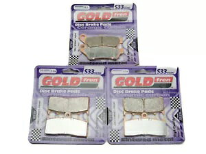 Goldfren S33 ブレーキパッド フロント & リア BMW R1150 RS (一体型 ABS) 2001-2004 Goldfren S33 Brake Pads Front & Rear For Bmw R1150 RS (Integral ABS) 2001-2004 