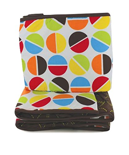 【Bananafish Studio Geo Circle Mix Match Reversible Crib Bumper by Bananafish】 b00towxc96
