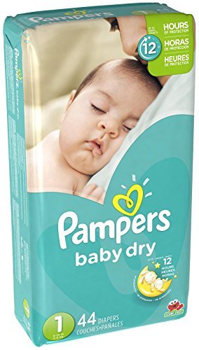 【Pampers Baby Dry Diapers size1 44ct by Pampers】 b00spqu5vk