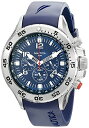 【送料無料】【Nautica ナウティカ 男性用腕時計 Men's N14555G NST Stainless Steel Watch with Blue Resin Band 並行輸入】 b0014jid14