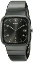 【送料無料】【Rado Men 's r28887162?r5.5アナログディスプレイスイスクォーツブラックウォッチ】 b00eogn116