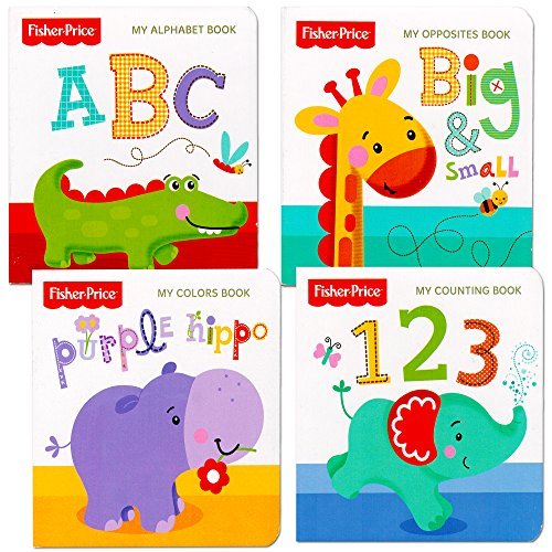 【送料無料】【Fisher Price My First Books Set of 4 Baby Toddler Board Books (ABC Book Colors Book Numbers Book Opposites Book) by Fisher-Price】 b0128ph4t4