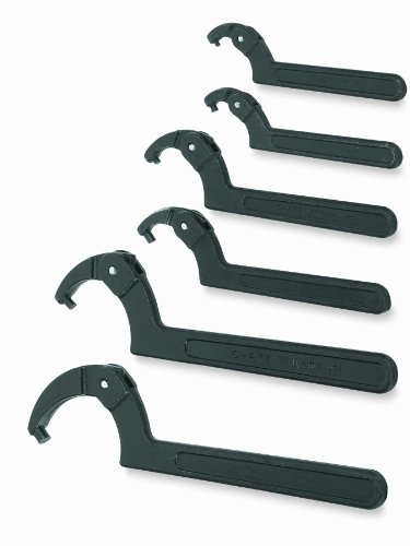 【Williams WS-476 6-Piece Adjustable Pin Spanner Wrench Set by Williams】 b002lcqewi