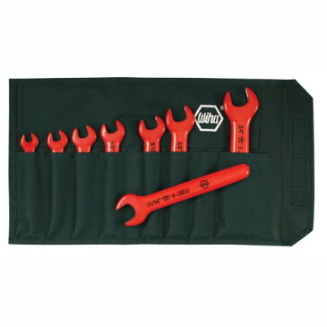 【Wiha 20192 8-Piece Set Insulated Inch Open End Insulated Spanners by Wiha】 b002s0o86m