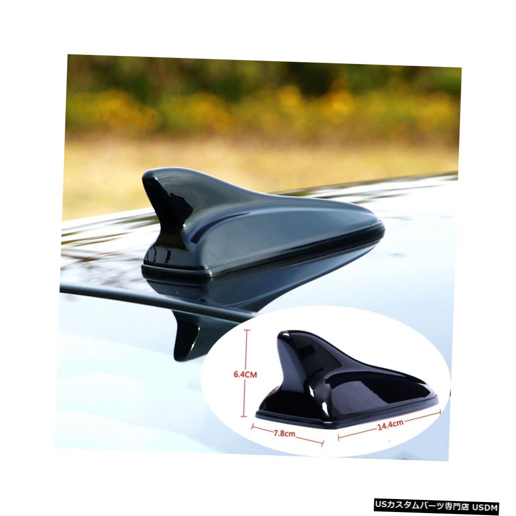 輸入カーパーツ 起亜オプティマ2010-2019光沢のある黒い車のサメのアンテナラジオFM信号アンテナアンテナ装飾車のスタイリングアクセサリー1ピース For Kia Optima 2010-2019 Glossy Black Car Shark Antenna Radio FM Signal Aerials Decorative Car Styling Accessories