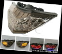 USテールライト 川崎NINJA 300R EX300 2013-17用ABSスモークリアLEDテールライトターンシグナル ABS Smoke Rear LED...