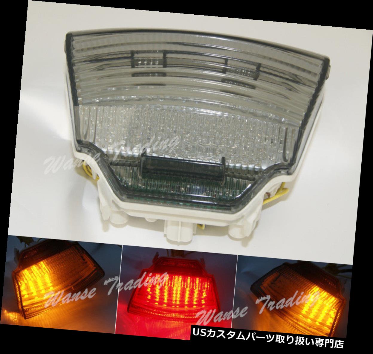 USテールライト 2011-2014用テールターンシグナルインジケーター一体型ライトスモークKAWASAKI ZX-10R Tail Turn Signals Indicator Integrated Light Smoke For 2011-2014 KAWASAKI ZX-10R