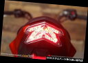 USテールライト 2017-2019カワサキZ125プロ順次信号LEDテールライトクリアレンズ 2017-2019 Kawasaki Z125 Pro SEQU...