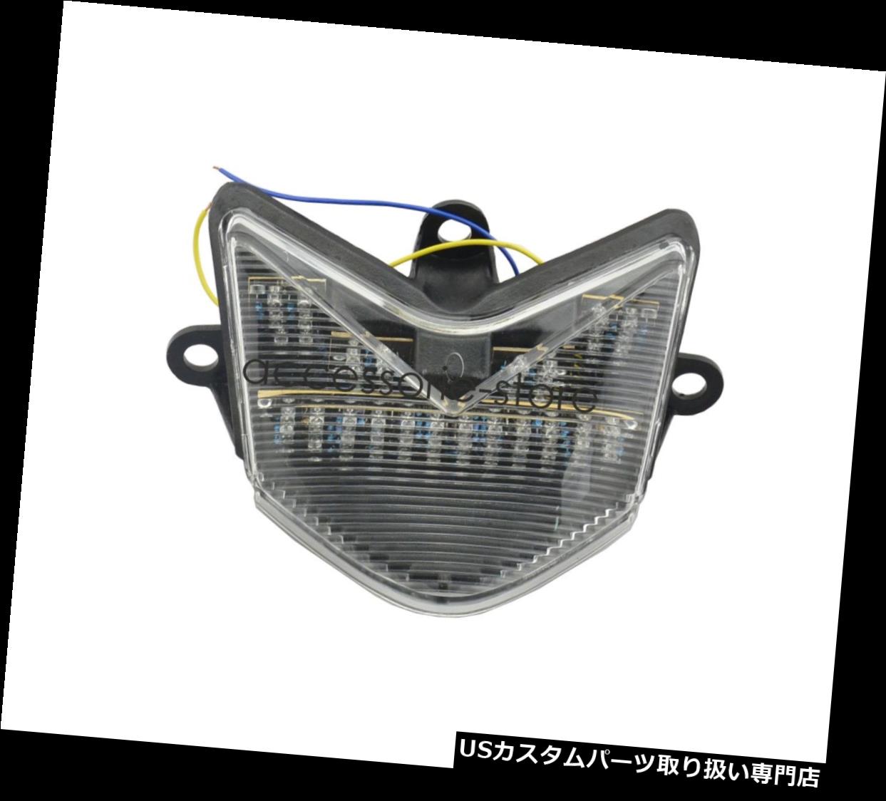 USテールライト Kawasaki Ninja ZX10 / 10R 2004-2005用LEDテールライトブレーキターンシグナルクリア LED Tail Light Brake Turn Signals For Kawasaki Ninja ZX10/10R 2004-2005 Clear