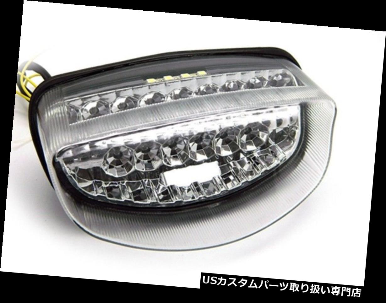 USテールライト クリア％20オートバイ％20LED％20ターン％20信号％20ブレーキ％20テール％20ライト％20または20％ホンダ％20CBR1100XX％201998-2003 Clear Motorcycle LED Turn Signals Brake Tail Light For Honda CBR1100XX 1998-2003