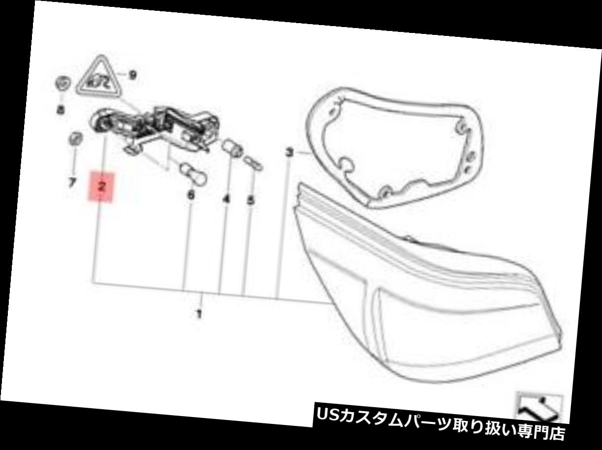 USテールライト 本物のBMW E60 E60Nテールライト付きホワイトターンシグナル左OEM 63217361881 Genuine BMW E60 E60N Tail Light With White Turn Signal Left OEM 63217361881