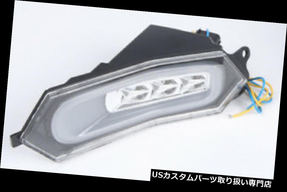 USテールライト DMPオートバイパワーグリッド統合LEDテールライトクリア905-6749 DMP Motorcycle Powergrid Integrated LED Tail Light Clear 905-6749