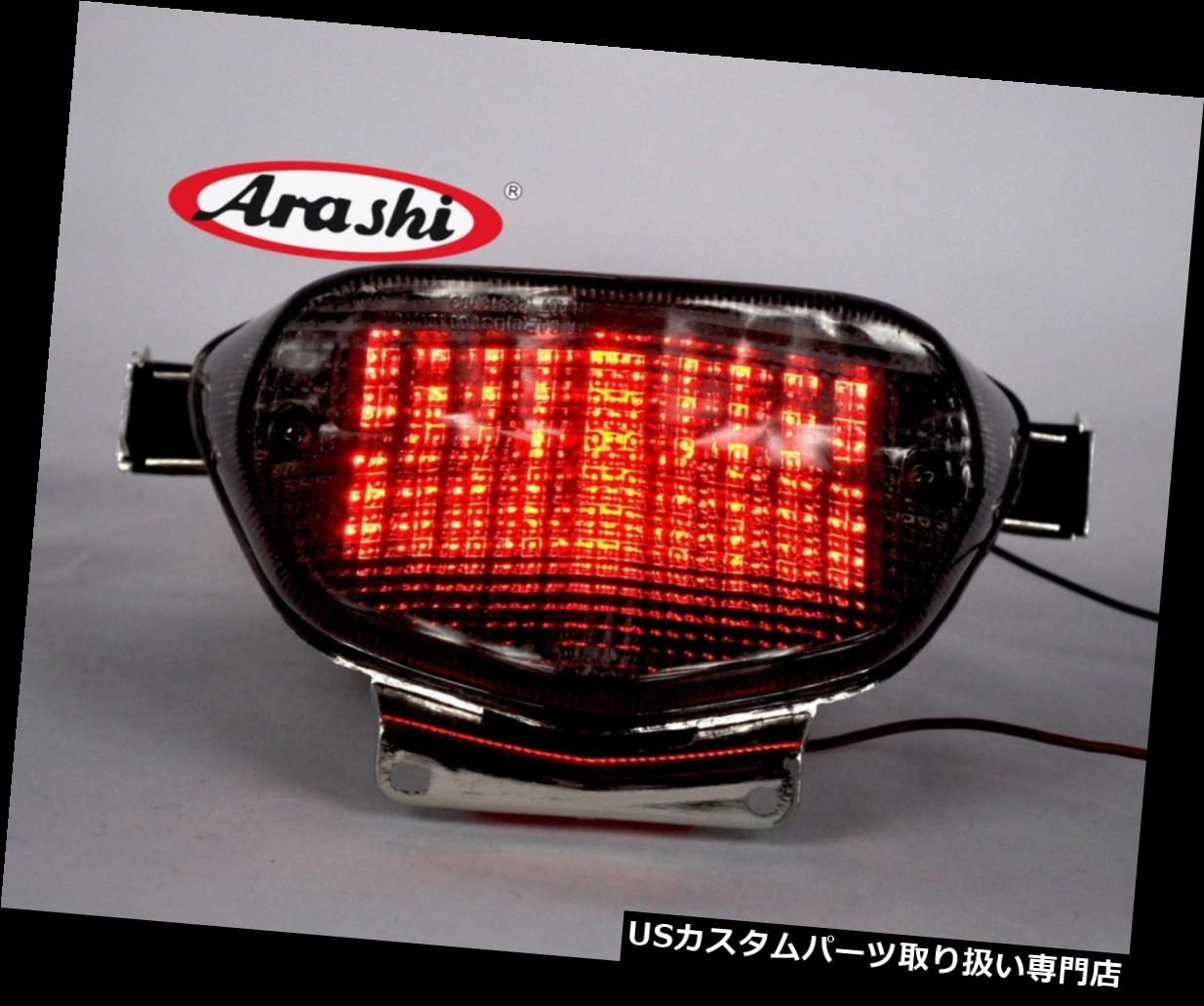 USテールライト SUZUKI GSXR 600 00-03統合型LEDターンシグナルライトブレーキリアテールライト用 For SUZUKI GSXR 600 00-03 Integrated LED Turn Signal Light Brake Rear Tail Light
