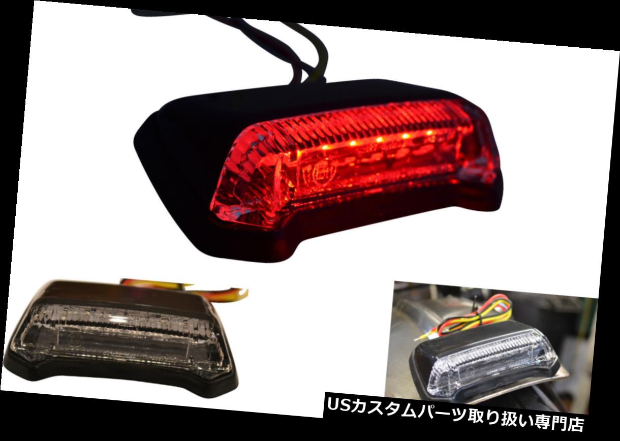 USテールライト スズキモトクロスカフェレーサースクランブラー用バイクストップテールライト - LED Motorbike Stop Tail Light for Suzuki Motocross Cafe Racer Scrambler - LED