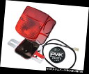 USテールライト スズキGN125 GN 125用リアテールブレーキライトテールライトランプクローム Rear Tail Brake Light Taillight Lamp Chrome for Suzuki GN125 GN 125