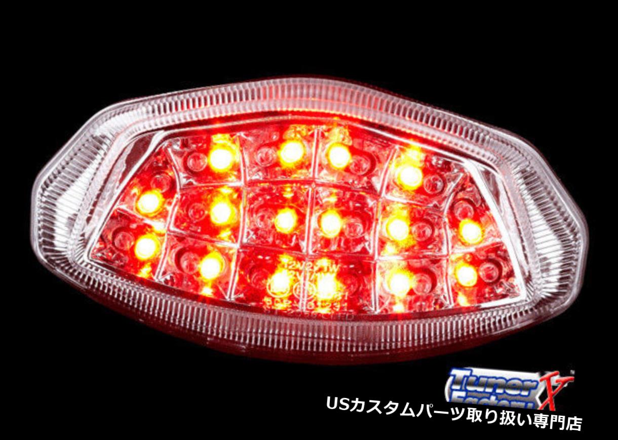 USテールライト スズキGSR 750 GSR 750 LEDテールライトインテークリアランプ17 16 15 14 - 11スモーク SUZUKI GSR 750 GSR750 LED TAILLIGHT INTEGRATED REAR LAMP 17 16 15 14 - 11 SMOKE
