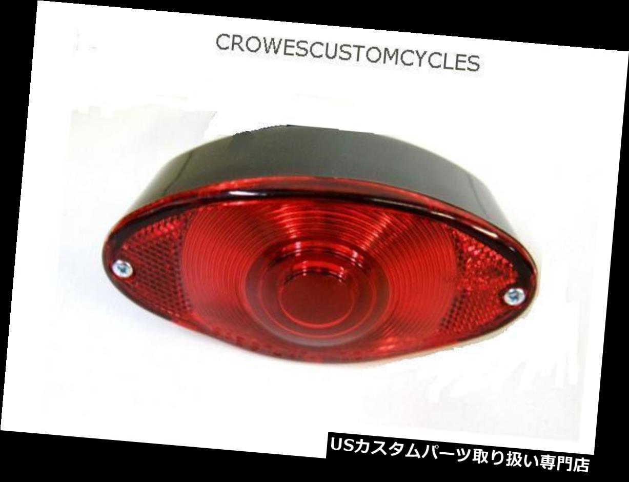 USテールライト CATEYE TAILLIGHT BLACKハーレイカスタムソフティリジッドチョッパーBOBBER FXショベルヘッド CATEYE TAILLIGHT BLACK HARLEY CUSTOM SOFTAIL RIGID CHOPPER BOBBER FX SHOVELHEAD