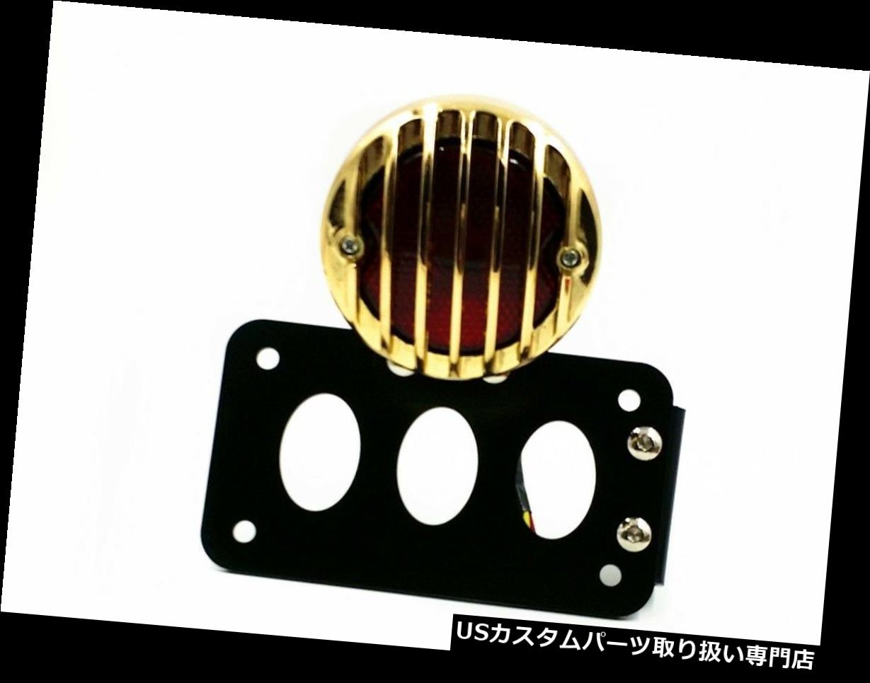 USテールライト ハーレーホンダカワサキスズキヤマハカスタムレトロ用フィンサイドマウントテールライト Fins Side Mount Tail Light For Harley Honda Kawasaki Suzuki Yamaha Custom Retro