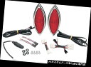 USテールライト Russ Wernimont Designs LEDキャットアイテールライトターンシグナルキットハーレーサドルバッグ Russ Wernimo...
