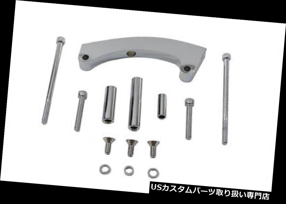 USテールライト ハーレーDYNAソフテイル用に湾曲したクロームサイドマウントテールランプライトブラケット Chrome Side Mount Tail Lamp Light Bracket Curved for Harley DYNA Softail