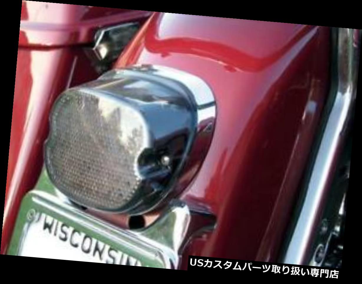 USテールライト 下部窓付きDS薄型LEDテールライトレンズスモークハーレーダビッドソン DS Low-Profile LED Taillight Lens With Bottom Window Smoke Harley Davidson