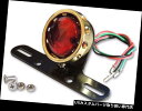 USテールライト ハーレーダビッドソンモーダンドリルケージテールライトランプアルマイトトリートメント50 mm Harley Davidson Modan Dr...