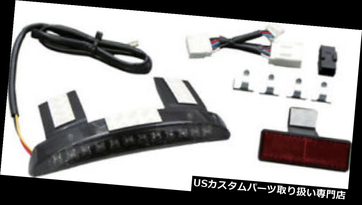 USテールライト West-Eagle LEDスモークチョップドフェンダーテールライト750-01282 West-Eagle LED Smoke Chopped Fender Tail Light 750-01282