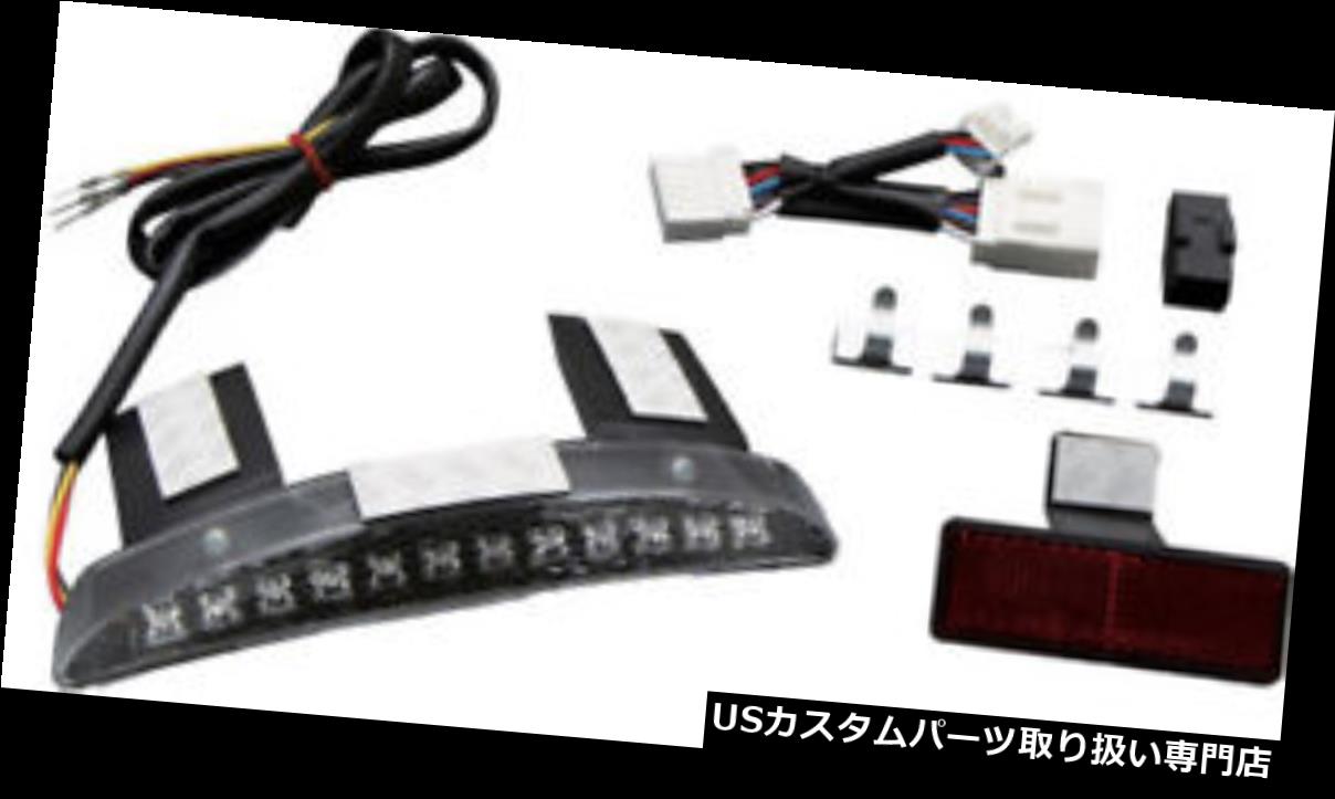 USテールライト West-Eagle LEDクリアみじん切りフェンダーテールライト750-01280 West-Eagle LED Clear Chopped Fender Tail Light 750-01280