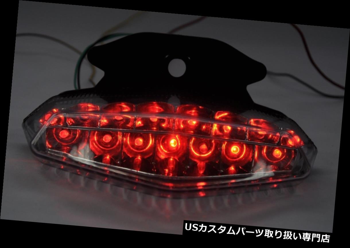 USテールライト ブレーキテールライトLEDクリア統合ターンシグナルDucati 2009-2012 Hypermotard Brake Tail Light LED Clear Integrated Turn Signal Ducati 2009-2012 Hypermotard