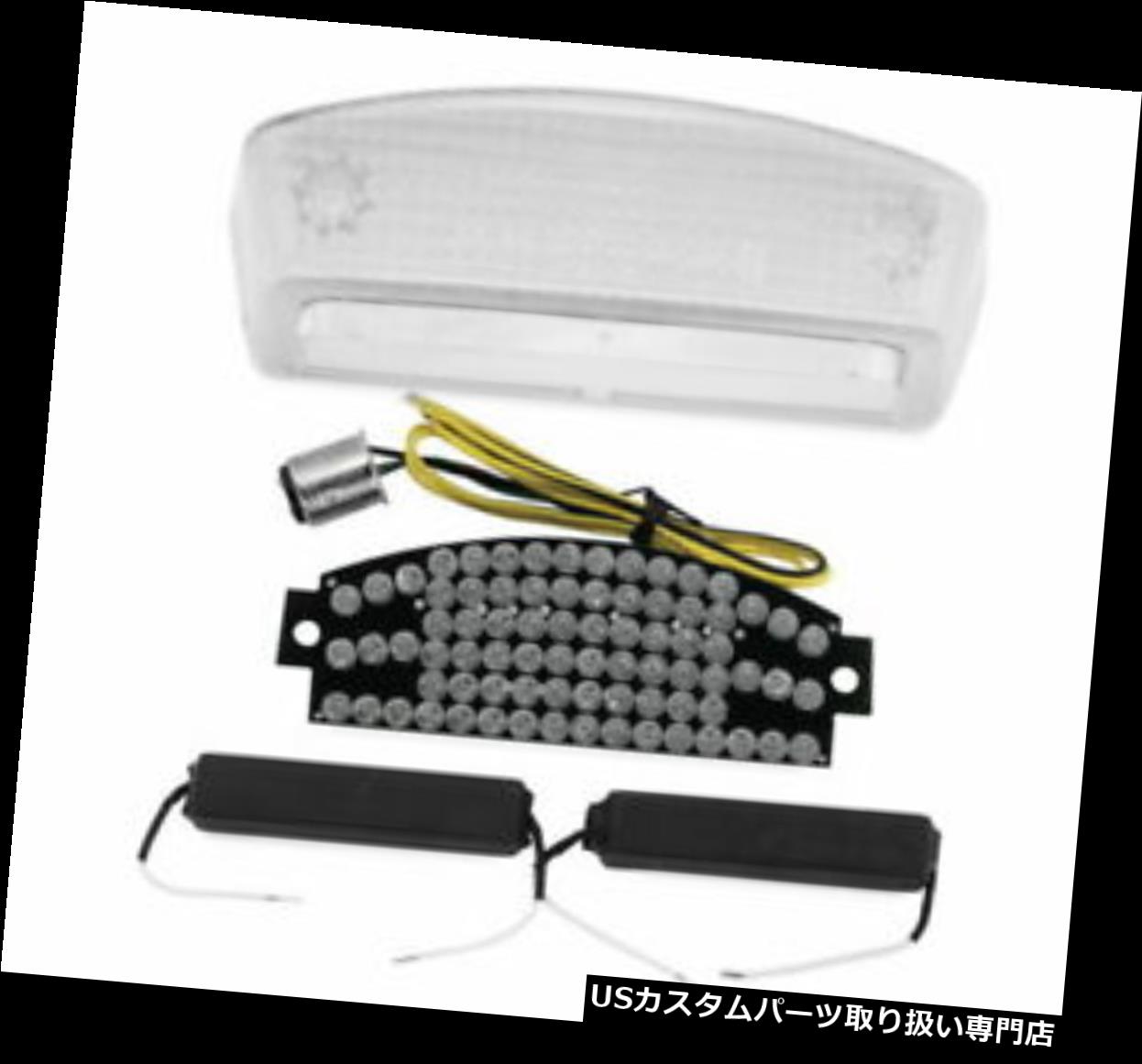 USテールライト BikeMaster一体型テールライトクリアレンズTZD-046-INT BikeMaster Integrated Taillight Clear Lens TZD-046-INT