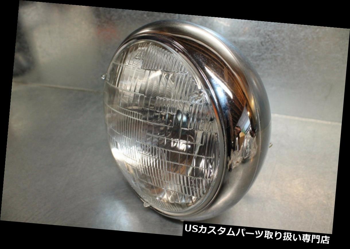 USヘッドライト NEW 49-59ハーレーチョッパーフロリダ雲台7 "クロームボトムマウントヘッドライトw /電..