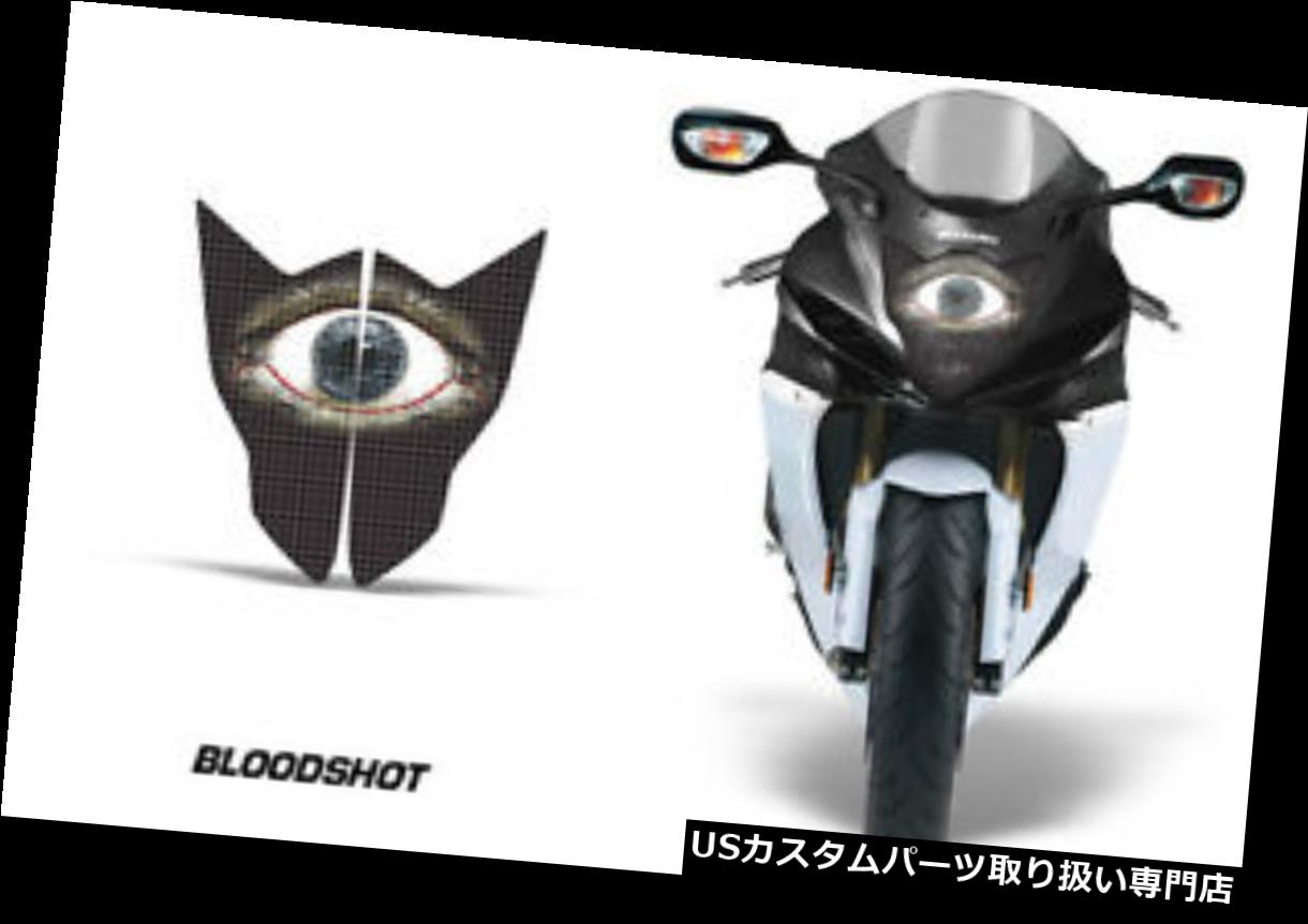 USヘッドライト スズキGSXR 750R 2011-2014用ヘッドライトアイグラフィックスキットデカールカバーBLOODSHOT Headlight Eye Graphics Kit Decal Cover For Suzuki GSXR 750R 2011-2014 BLOODSHOT