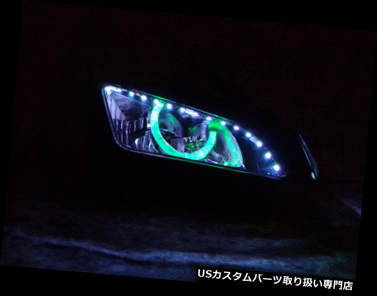 USإåɥ饤 ۥCBR600RR 2003 - 2006إåɥ饤ȥ֥ꥰ꡼󥨥󥸥륢ȥ⡼ Honda CBR600RR 2003-2006 Custom Headlight assembly Green Angel eyes and remote