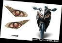 USヘッドライト カワサキニンジャ300用ヘッドライトアイグラフィックスキットデカールカバー2012-2014 ZIPPED Headlight Eye Gra...