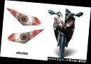 USヘッドライト カワサキニンジャ300用ヘッドライトアイグラフィックスキットデカールカバー2012-2014 SPLICED Headlight Eye Gr...