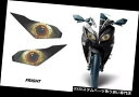 USヘッドライト カワサキニンジャ300用ヘッドライトアイグラフィックスキットデカールカバー2012-2014 FRIGHT Headlight Eye Gra...