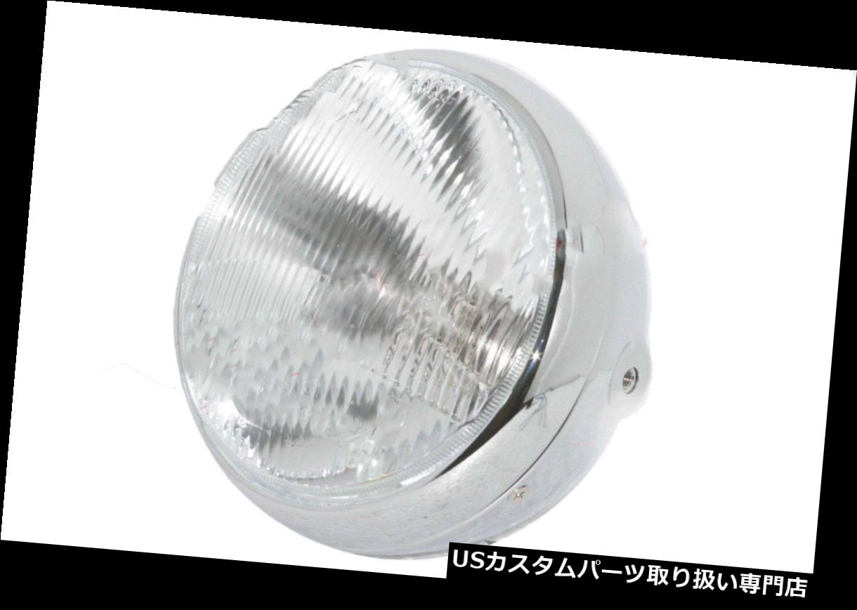 USヘッドライト ルーカスタイプヘッドライト7インチクロームクリアレンズトライアンフ60 - 65オートバイ Lucas Type Headlight 7'' Chrome Clear Lens Triumph 60 - 65 Motorcycle
