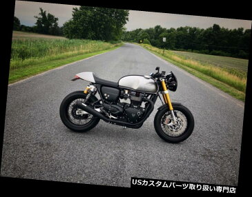 USヘッドライト 英国税関Thruxton RストリートカップブラックビレットヘッドライトマウントBC504-022-B British Customs Thruxton R Street Cup Black Billet Headlight Mounts BC504-022-B