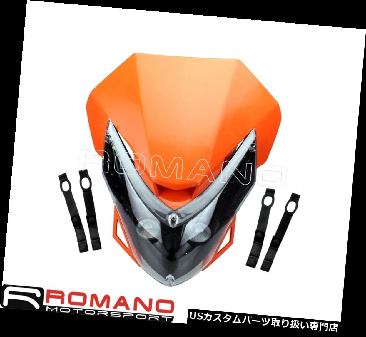 USヘッドライト KTM SMCエンデューロEXCのための土のバイクのモトクロスのストリートバイクLEDのヘッドライトヘッドライト Dirt Bike Motocross Street Bike LED Head Light Headlamp For KTM SMC Enduro EXC