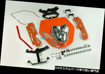 USヘッドライト KTM 125 200 390デュークオレンジフロントヘッドライトマスクライトアセンブリカバープラスチックO 3 KTM 125 200 390 Duke Orange Front Headlight Mask Light Assembly Cover Plastic O3