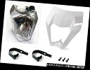 USヘッドライト KTMヘッドライトマスクキットホワイトKTM 300 350 450 XC EXC XCF 2017-2018 KTM HEADLIGHT M...